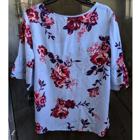 DONATING 1/20/25 Living Doll Floral Top - Picture 2 of 4